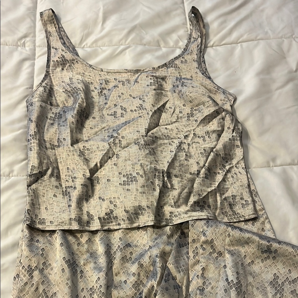 Snake Print Pajamas Set